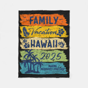 Familienurlaub Hawaii 2025 passend zur Gruppenreis Fleecedecke