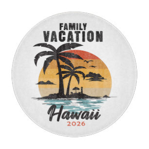 Familienurlaub Hawaii 2026 Tropisch Schneidebrett