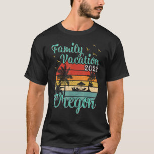 Familienurlaub im Retro-Stil 2022 Oregon-Küste T-Shirt