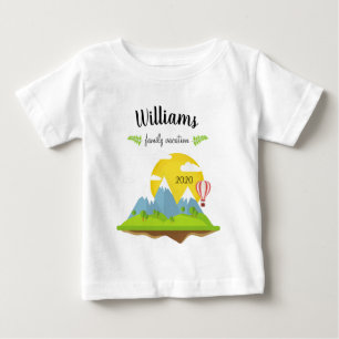 Familienurlaub in den Bergen Matching Souvenir Baby T-shirt