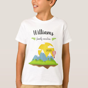 Familienurlaub in den Bergen Matching Souvenir T-Shirt