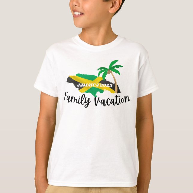 Familienurlaub in Jamaika T-Shirt (Vorderseite)