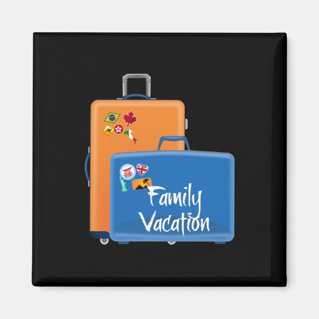 Familienurlaub Magnet (Vorne)
