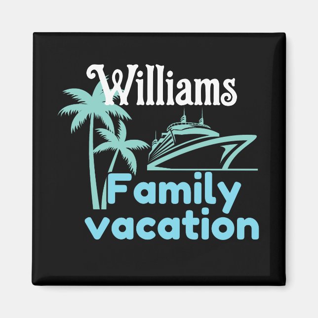 Familienurlaub Magnet (Vorne)