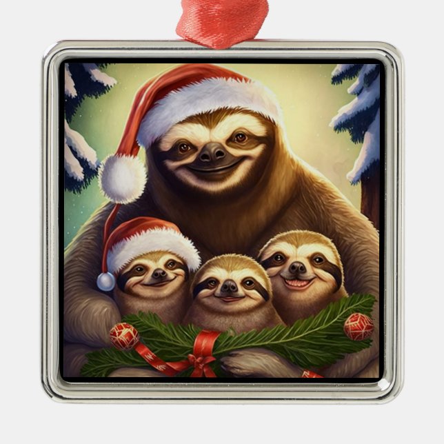 Familienurlaub Ornament Aus Metall (Vorne)