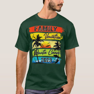 Familienurlaub Punta Cana 2023 Sommerross T-Shirt