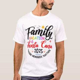 Familienurlaub Punta Cana 2025 Passende Ferien T-Shirt