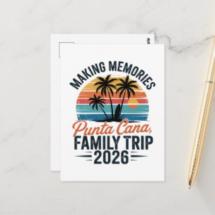 Familienurlaub Punta Cana Urlaub 2026 Sommerferien Postkarte