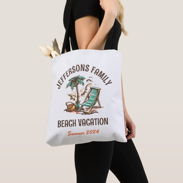 Familienurlaub Retro Beach Urlaub Reise Tasche (Von Nahem)