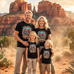 Familienurlaub Sedona Arizona passendes Gruppen-Sh T-Shirt