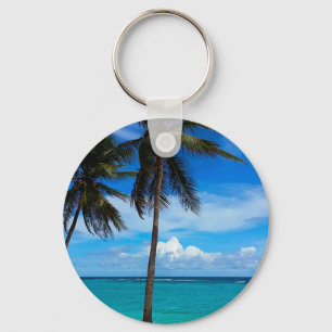 Familienurlaub Strandurlaub Guadeloupe Karibik Schlüsselanhänger