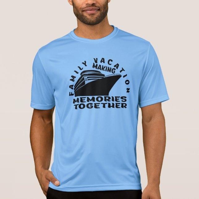 FAMILIENURLAUB. T-Shirt (Vorderseite)