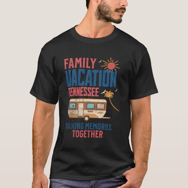 Familienurlaub Tennessee Erinnerungen machen Cambr T-Shirt (Vorderseite)
