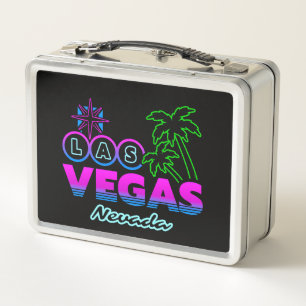 Familienurlaub - Vegas Ausflug Souvenir - Las Vega Metall Brotdose