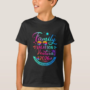 Familienurlaub Ventura 2026 Palmbaum-Geschenk  T-Shirt