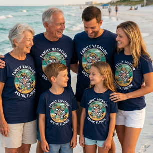 Familienurlaub Ziel Florida Passende Gruppen T-Shi Tri-Blend Shirt