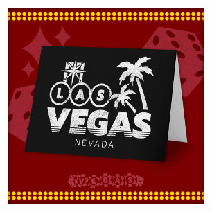 Familienurlaubs-Reiseandenken Las Vegas Urlaub Karte