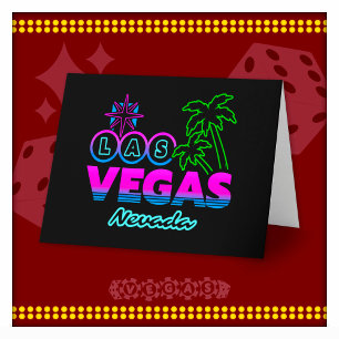 Familienurlaubs-Souvenir Las Vegas Urlaub Karte