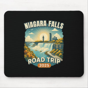 Familienurlaubs-Souvenir Niagara Falls Roadtrip 2 Mousepad