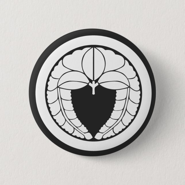 [Familienwappen] Blume Button (Vorderseite)