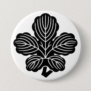 [Familienwappen] Deformiertes Kaji-Blatt Button