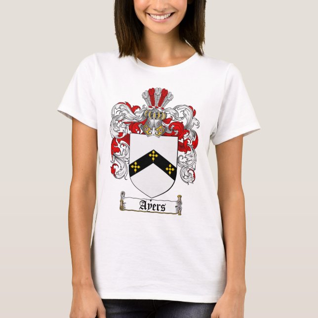 FAMILIENWAPPEN DER AYERS - SAMMEISTE VON WAFFEN T-Shirt (Vorderseite)