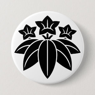 [Familienwappen] Enziane und Bambus Button