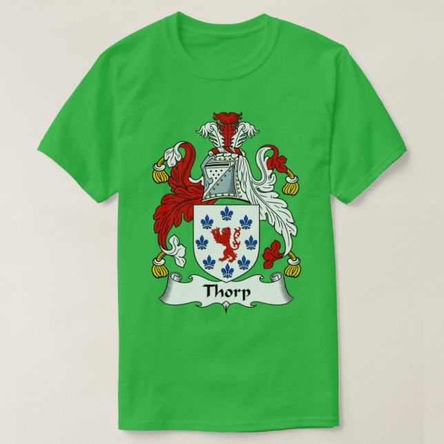 Familienwappen für die Brustwarze T-Shirt (Design vorne)