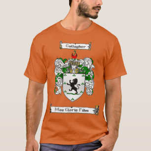Familienwappen Gallagher und Motto  T-Shirt