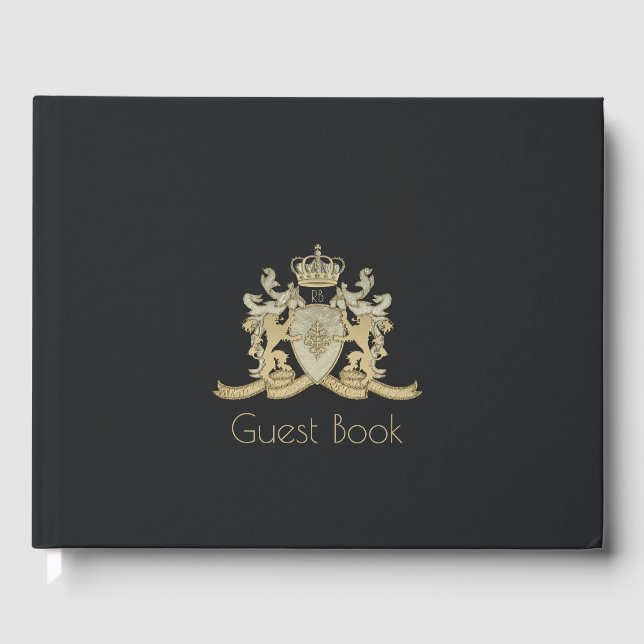 Familienwappen Guest Book Gästebuch (Vorderseite)
