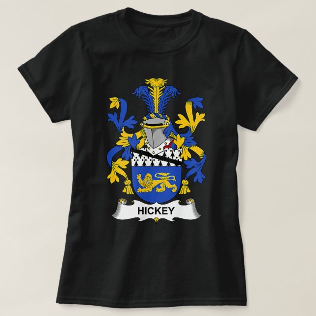 Familienwappen Hickey Coat T-Shirt (Design vorne)