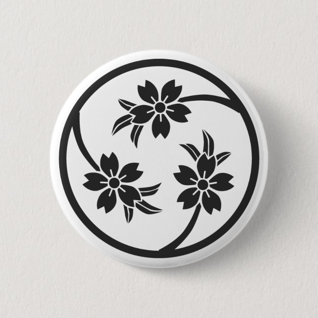 [Familienwappen] Kirschbaum Button (Vorderseite)