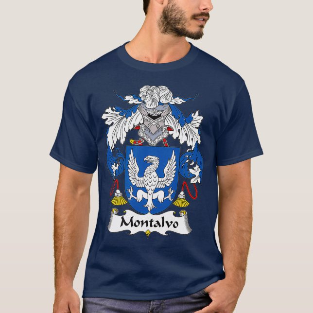 Familienwappen Montalvo-Wappen T-Shirt (Vorderseite)