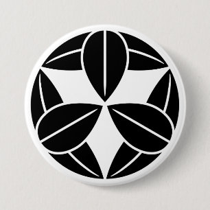 [Familienwappen] Neun Bambusblätter Button