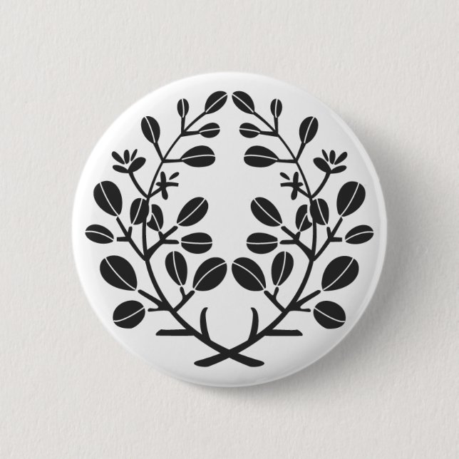 [Familienwappen] Pflanze Button (Vorderseite)