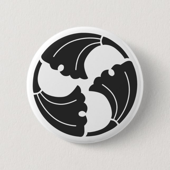 [Familienwappen] Pflanze Button (Vorderseite)