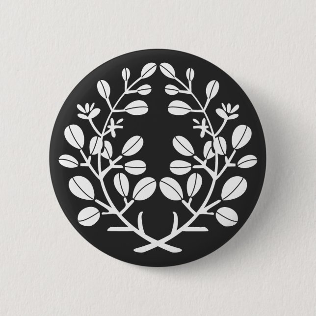 [Familienwappen] Pflanze Button (Vorderseite)