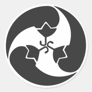 [Familienwappen] Pflanze Runder Aufkleber