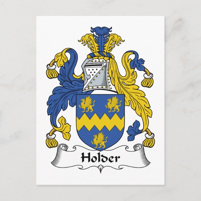 Familienwappen Postkarte (Vorderseite)
