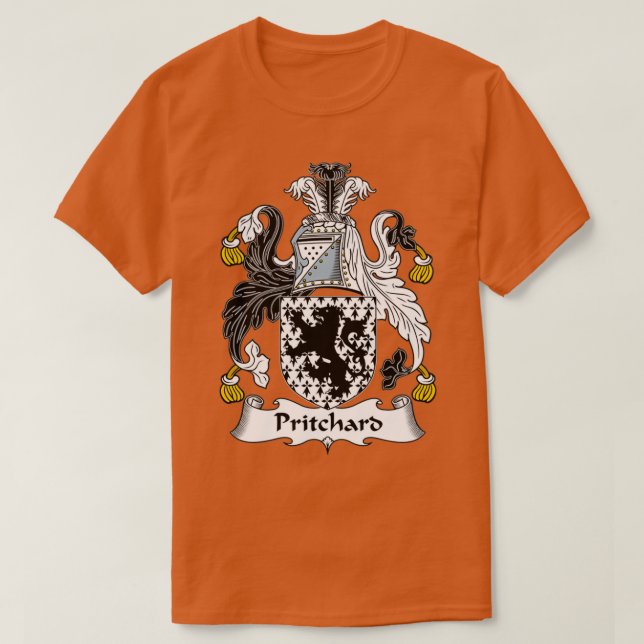 Familienwappen Pritchard T-Shirt (Design vorne)