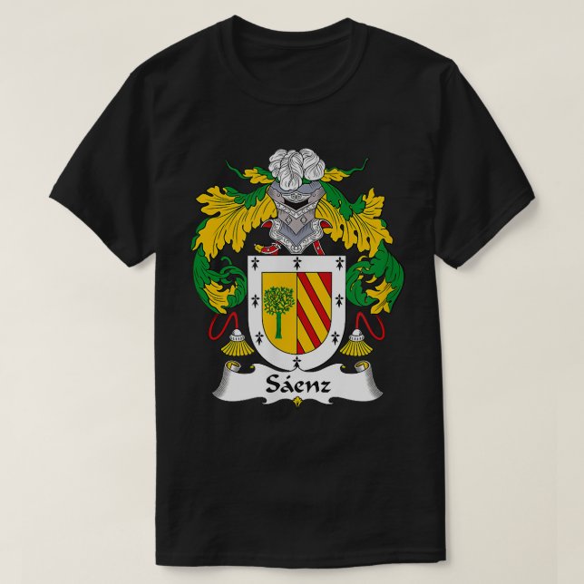 Familienwappen Saenz T-Shirt (Design vorne)