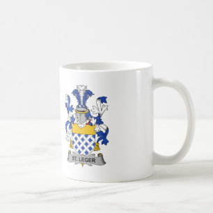 Familienwappen St. Leger Kaffeetasse