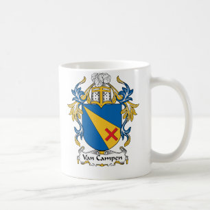 Familienwappen Vans Campen Kaffeetasse