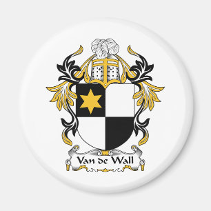 Familienwappen Vans de Wall Magnet