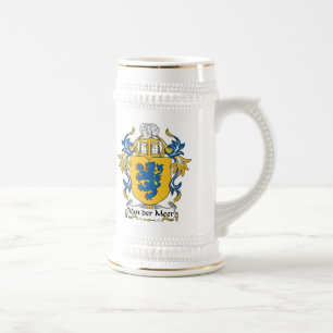 Familienwappen Vans Der Meer Bierglas