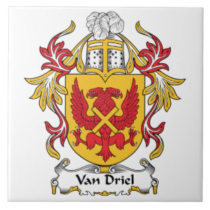 Familienwappen Vans Driel Fliese