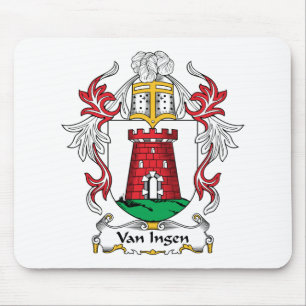 Familienwappen Vans Ingen Mousepad