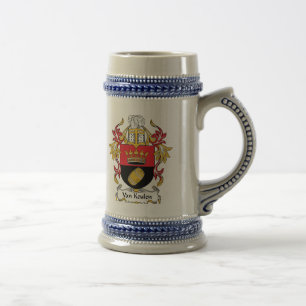 Familienwappen Vans Keulen Bierglas