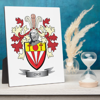 Familienwappen-Wappen Fotoplatte