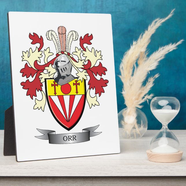 Familienwappen-Wappen Fotoplatte (Seite)